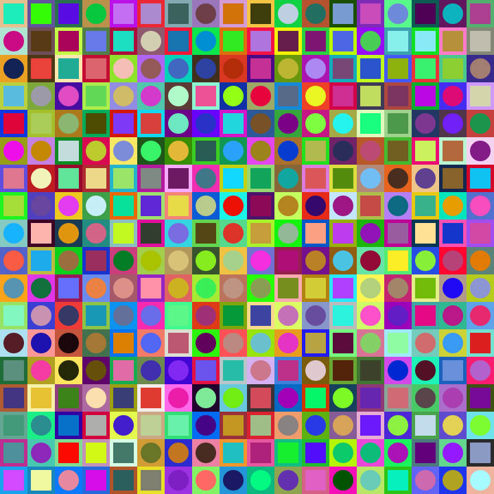 Square Dot Composition #107 static token preview