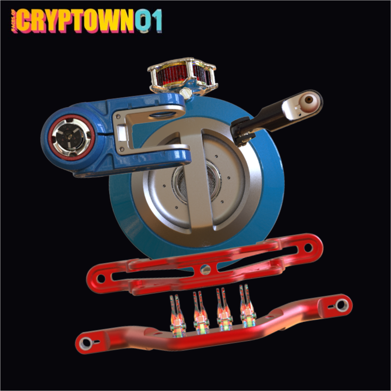 FacesOfCryptown vol.01 #13 static token preview