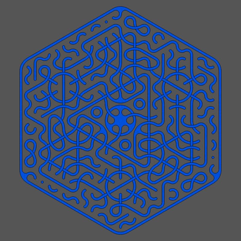 Threefold Symmetry - Dark Variations #413 static token preview