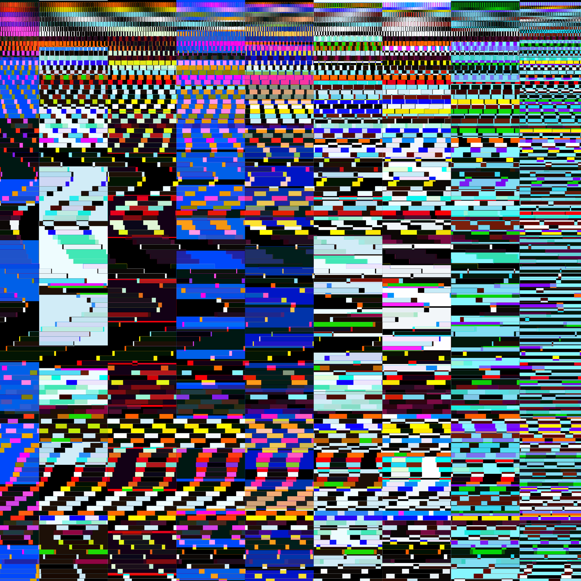 Glitchometry Stripes #72 static NFT preview