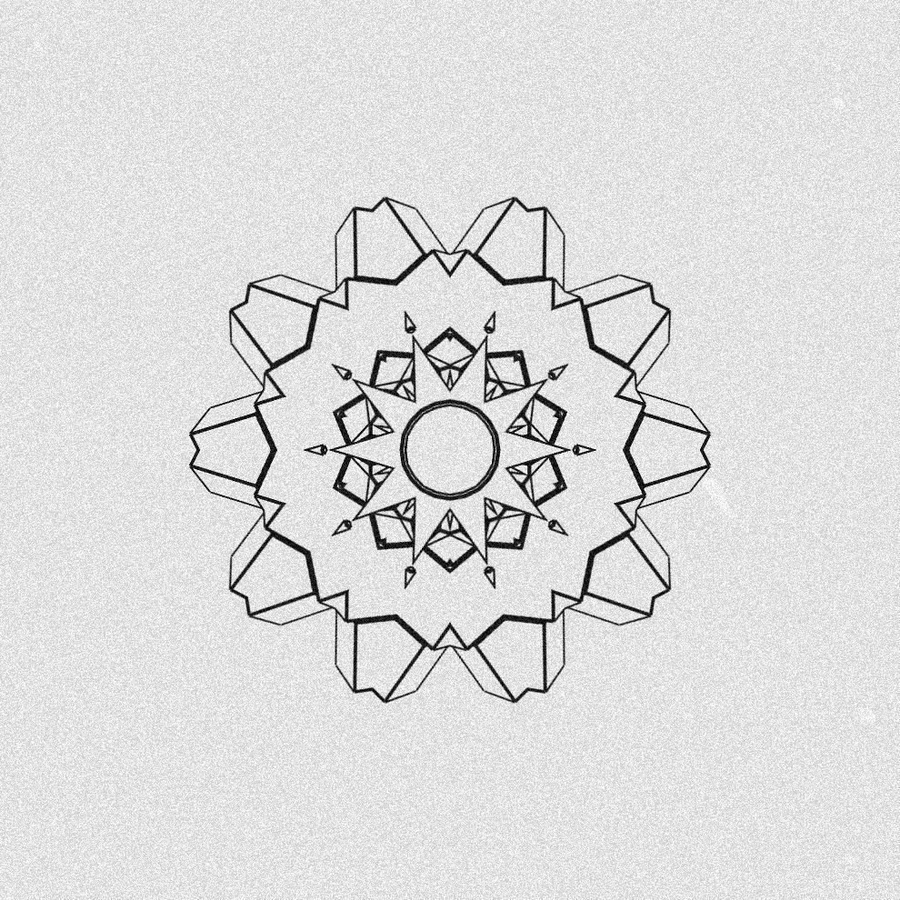 Monochrome Kaleido #368 static token preview