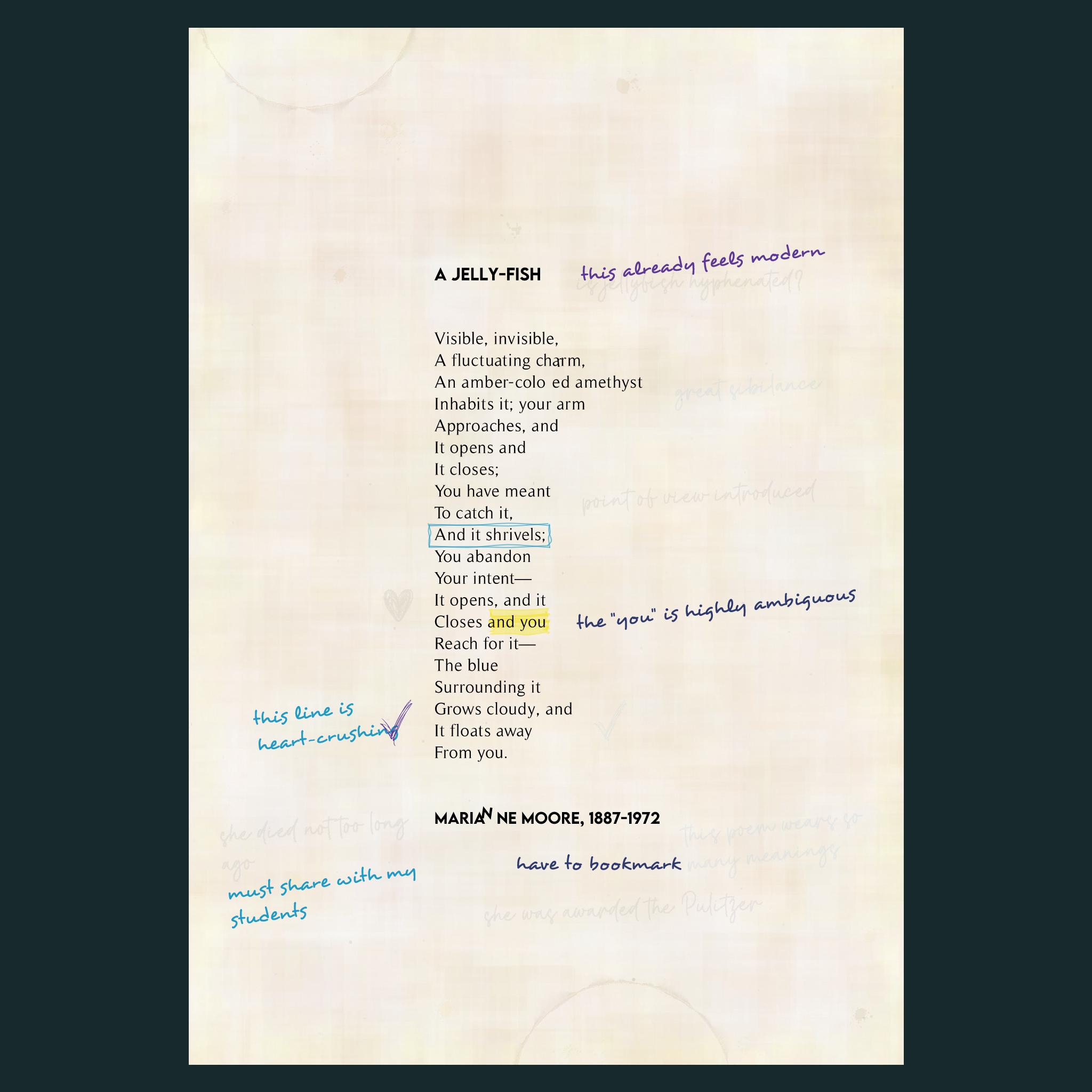Poems in the Public Domain #239 static token preview