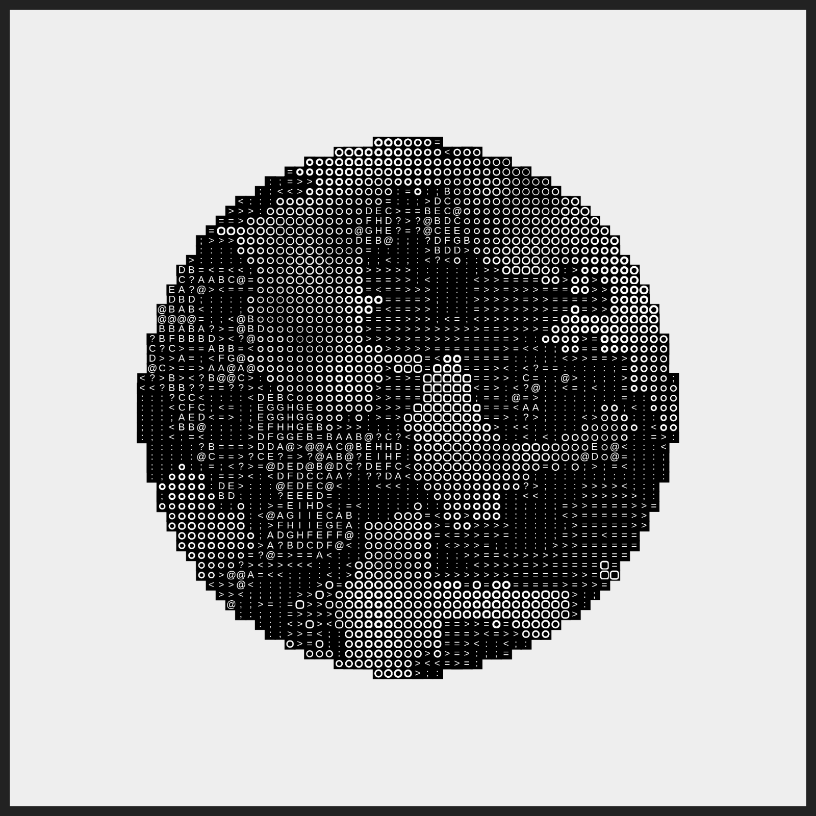 Mapa Mundi [ascii] #64 static NFT preview