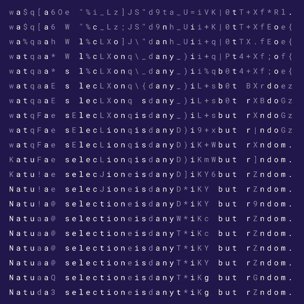 Natural selection #59 static token preview