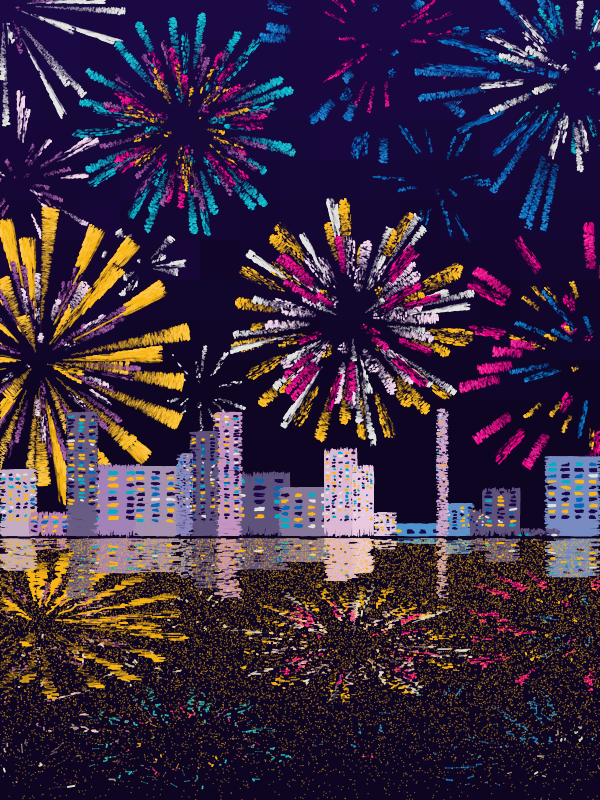 Fireworks #129 static token preview