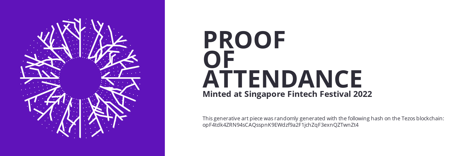 SFF2022 Proof of Attendance Token #636 static token preview