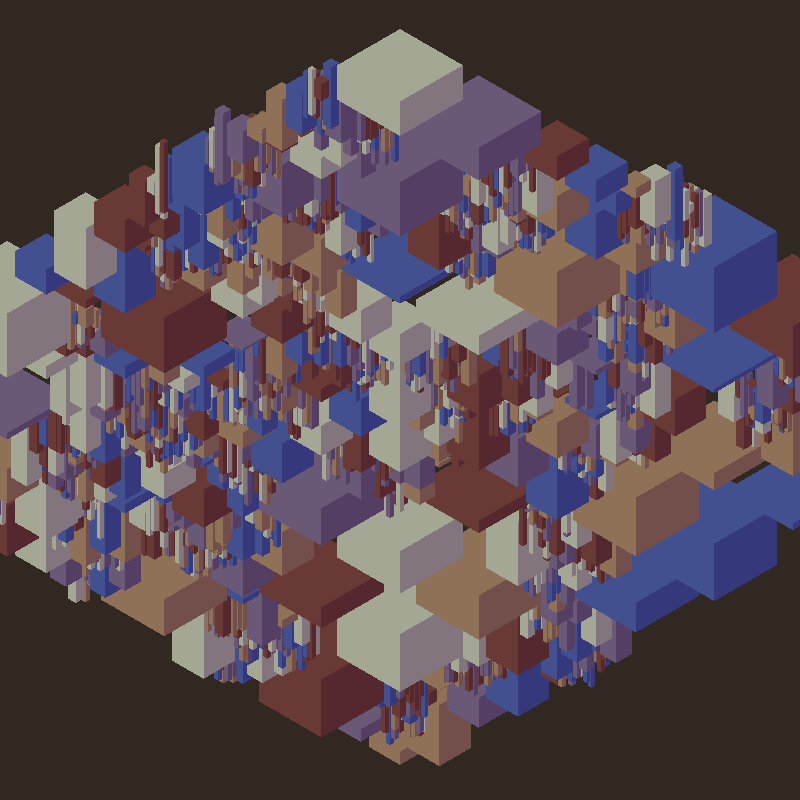 Look Ma! Quadtree Z-fighting! #30 static NFT preview