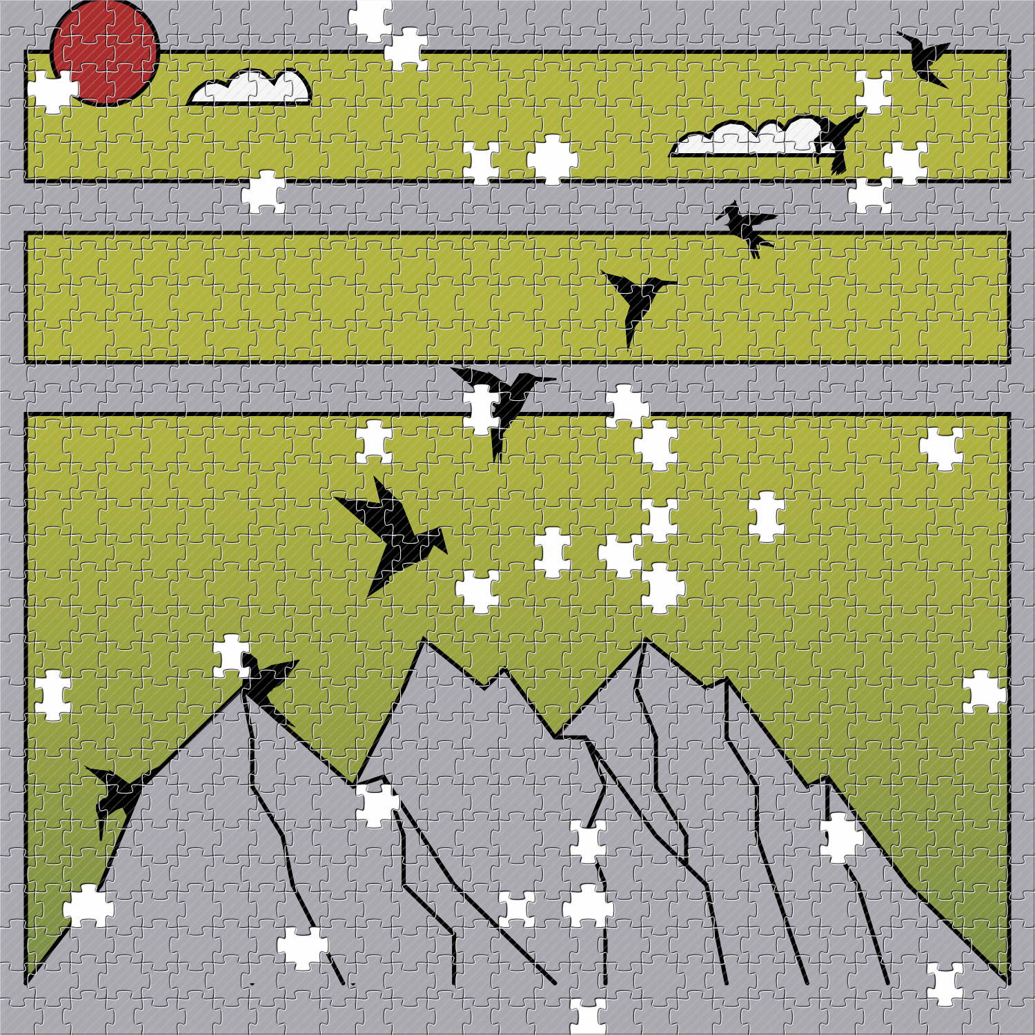 Puzzles & Birds #32 static token preview