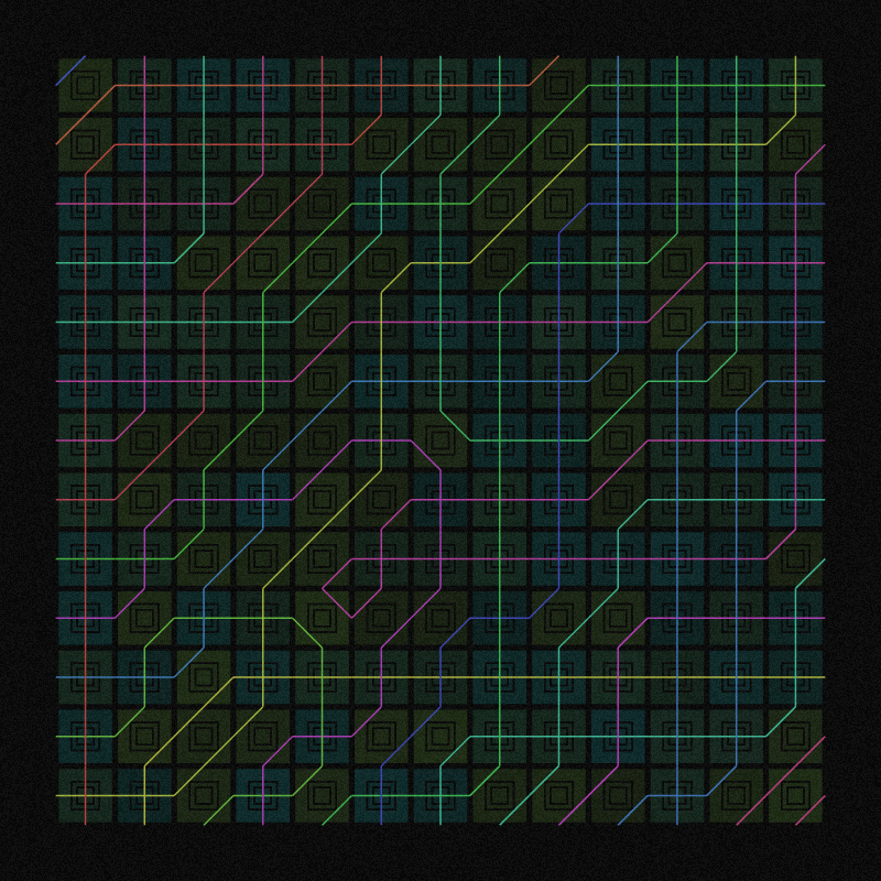 Bee's Life Paths | LITE #208 static NFT preview