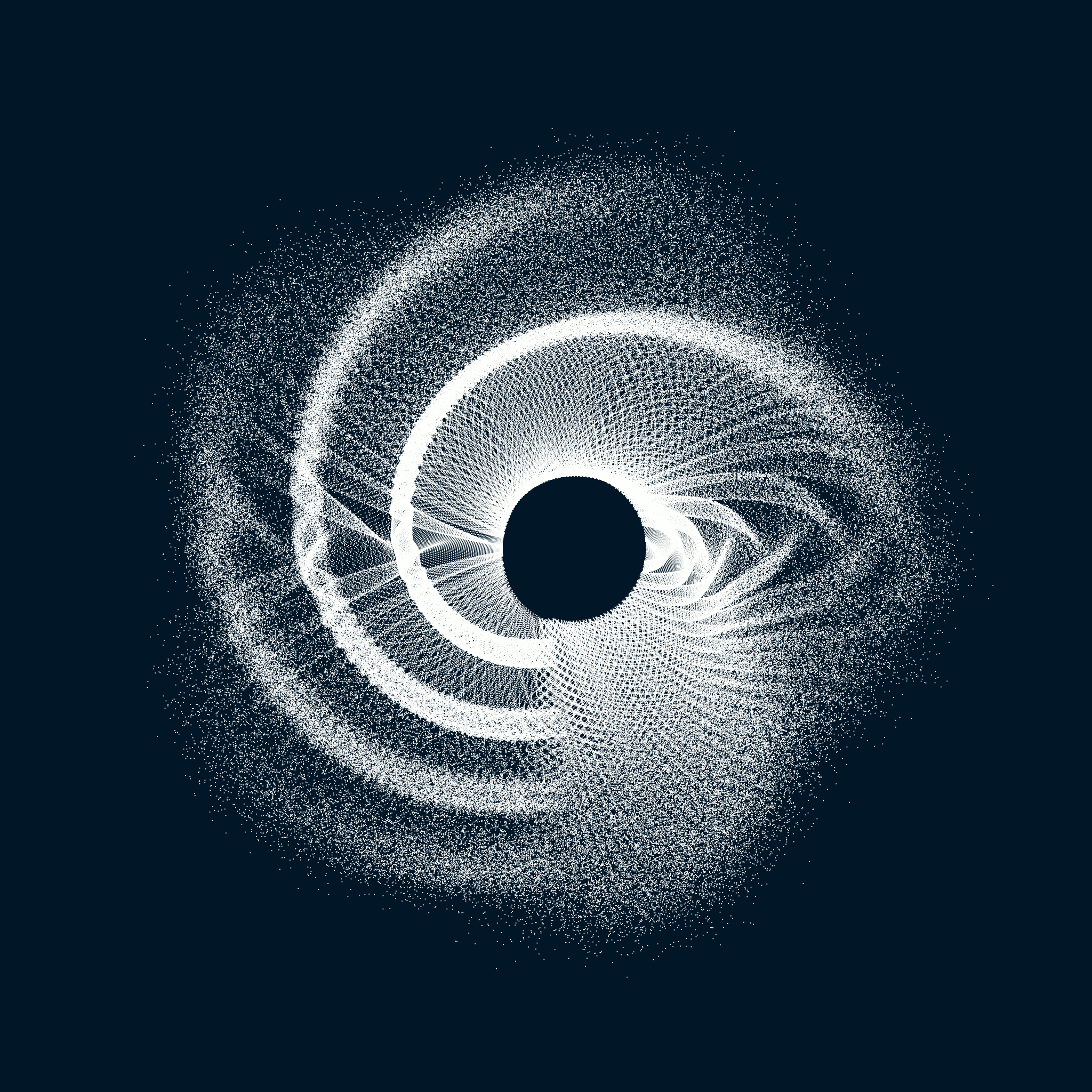 CIRCULAR MURMURATIONS #152 static NFT preview
