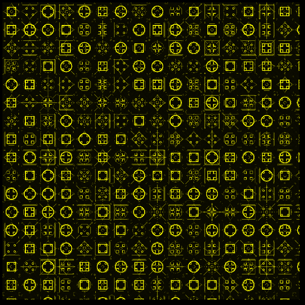 colorized_geometric_pattern #7 static token preview