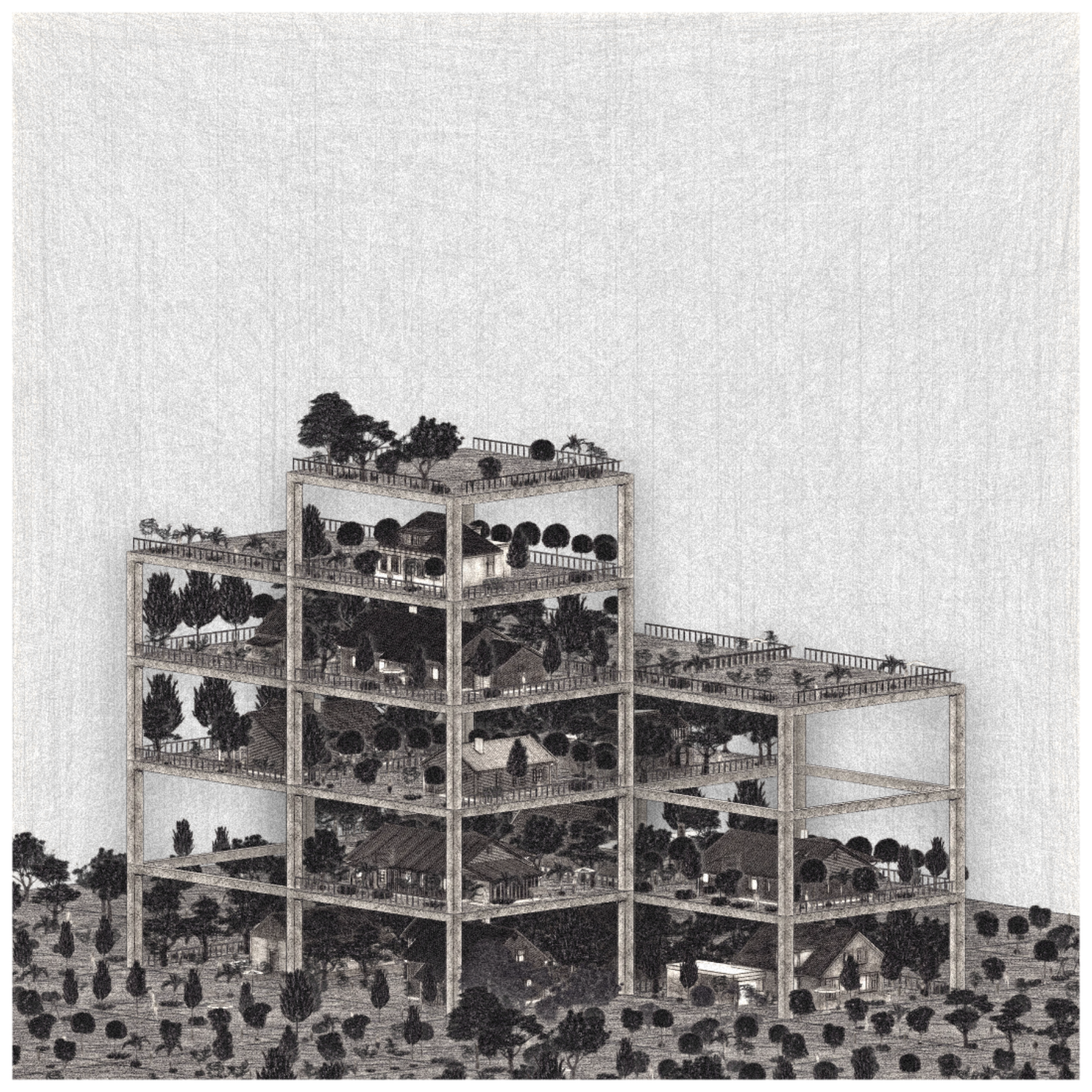 Highrise of Homes #131 static NFT preview