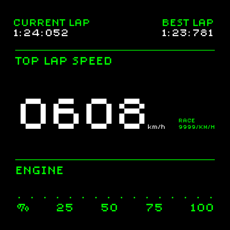 F-1RacingTez #268 static NFT preview