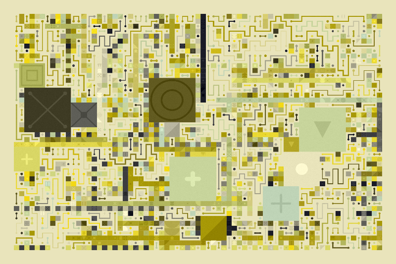 Scattered Pathways #238 static NFT preview
