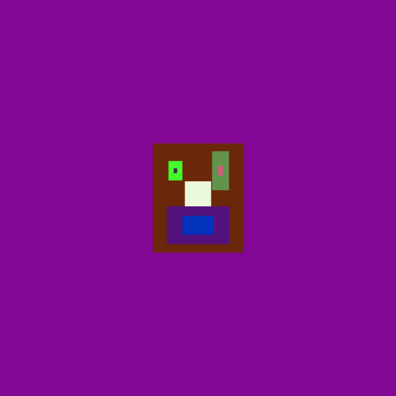 "make a robot face" #71 static NFT preview