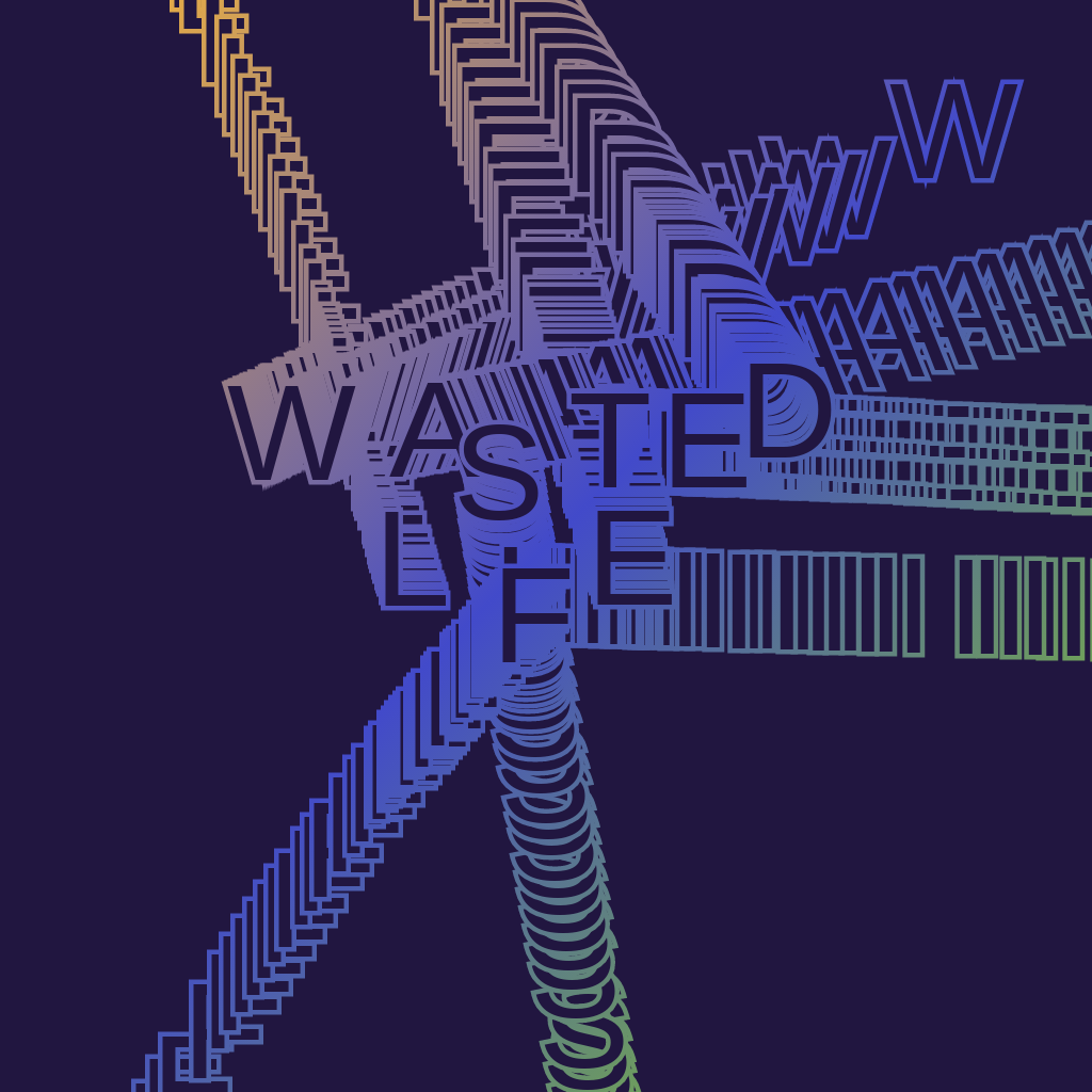 wasted life #7 static token preview