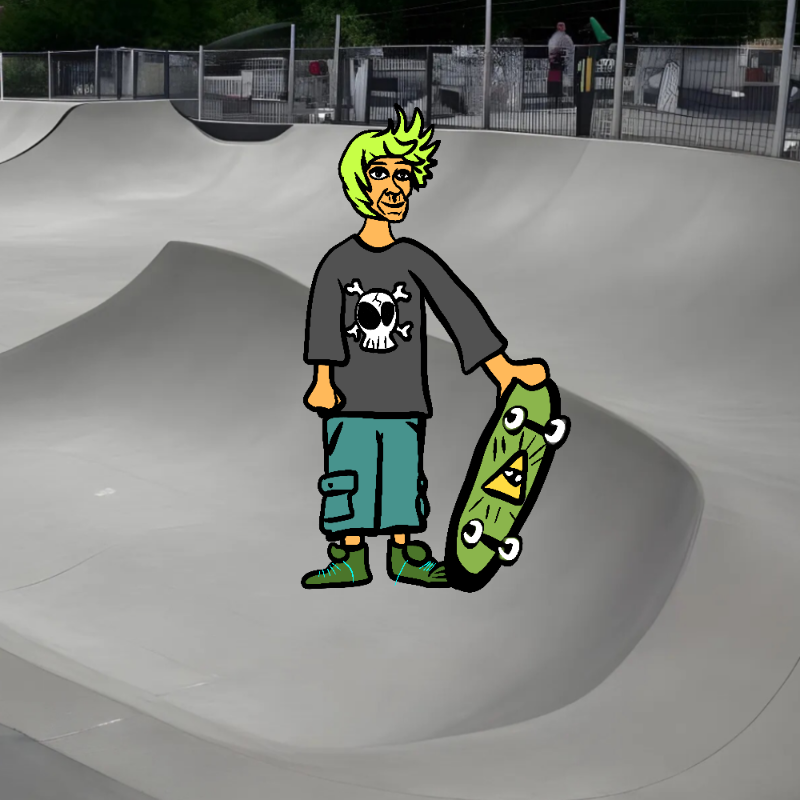 Skaterdudes #2 static token preview