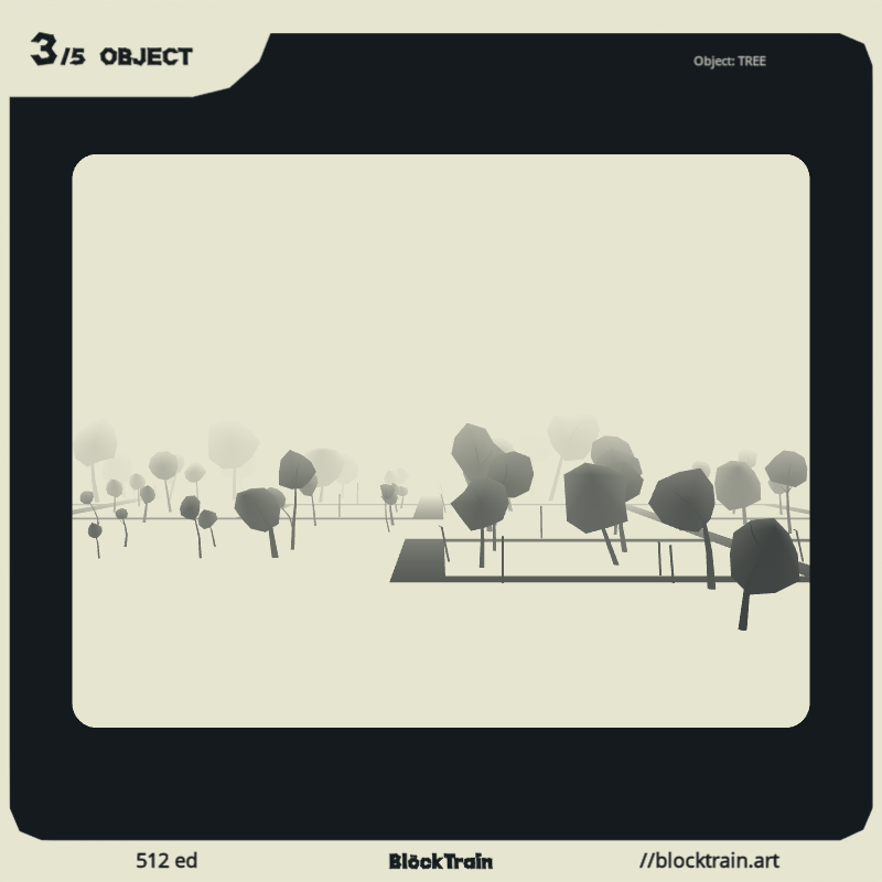 BlockTrain Object #167 static NFT preview