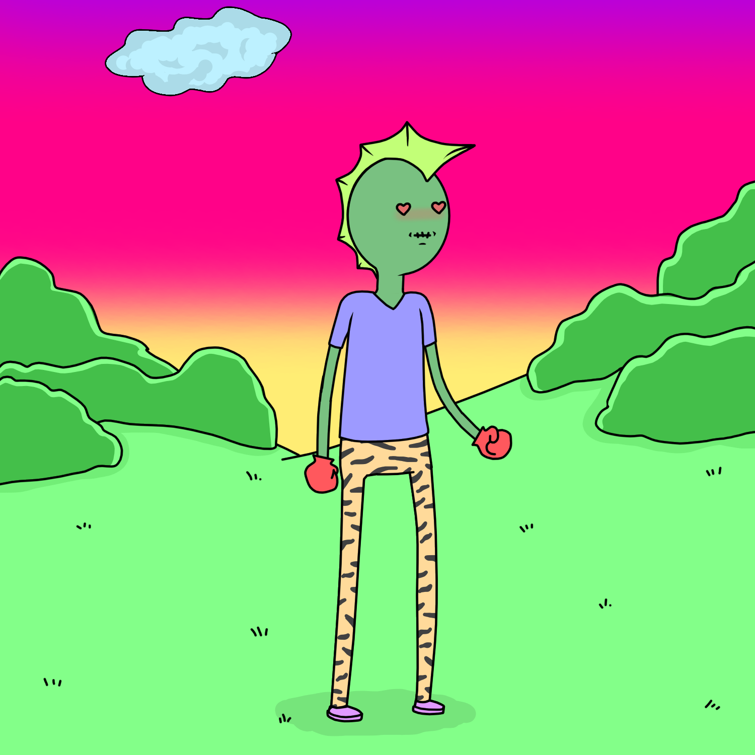 Tezumie #184 static NFT preview