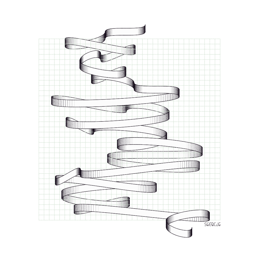 _ribbon study_ #154 static NFT preview