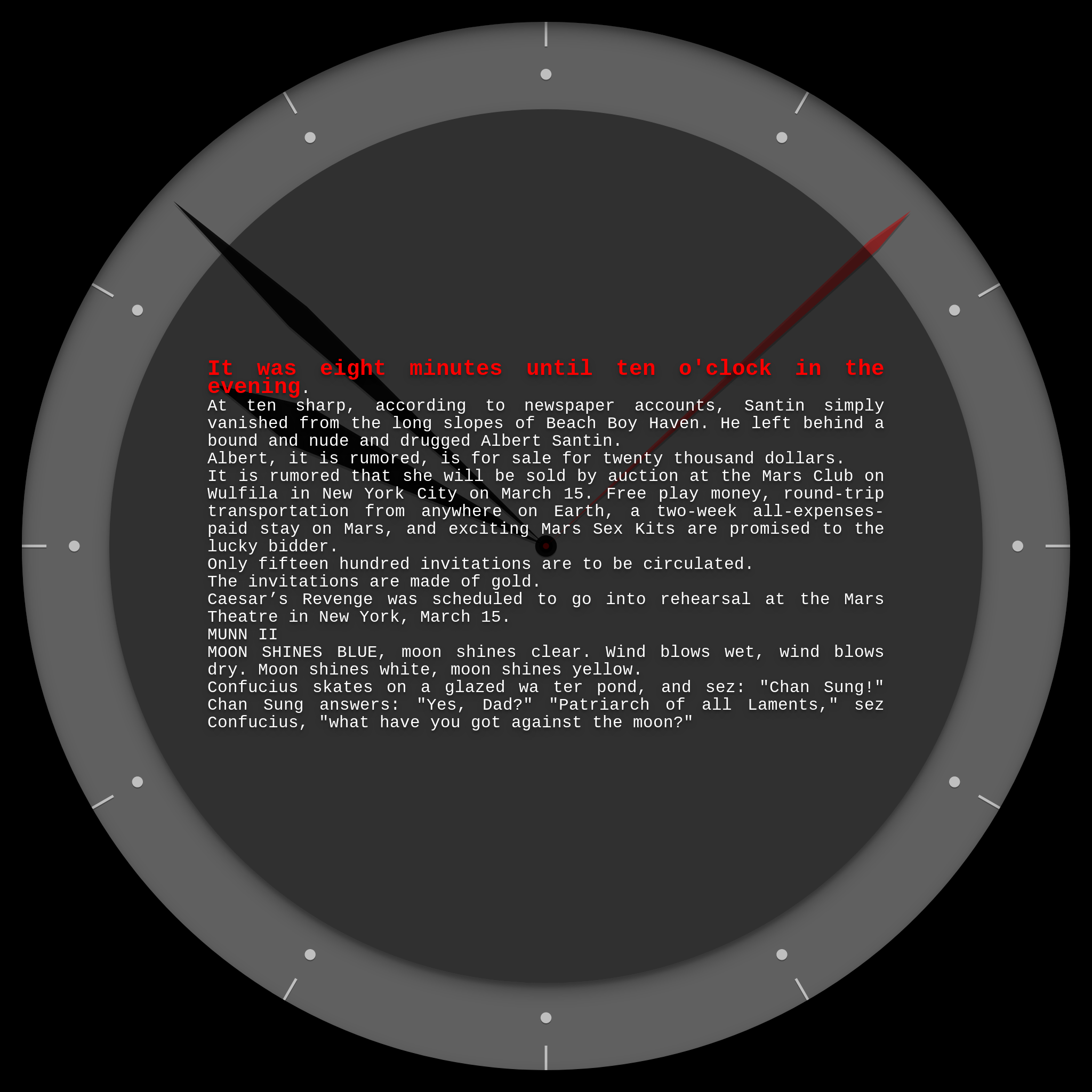 A Watch #229 static NFT preview