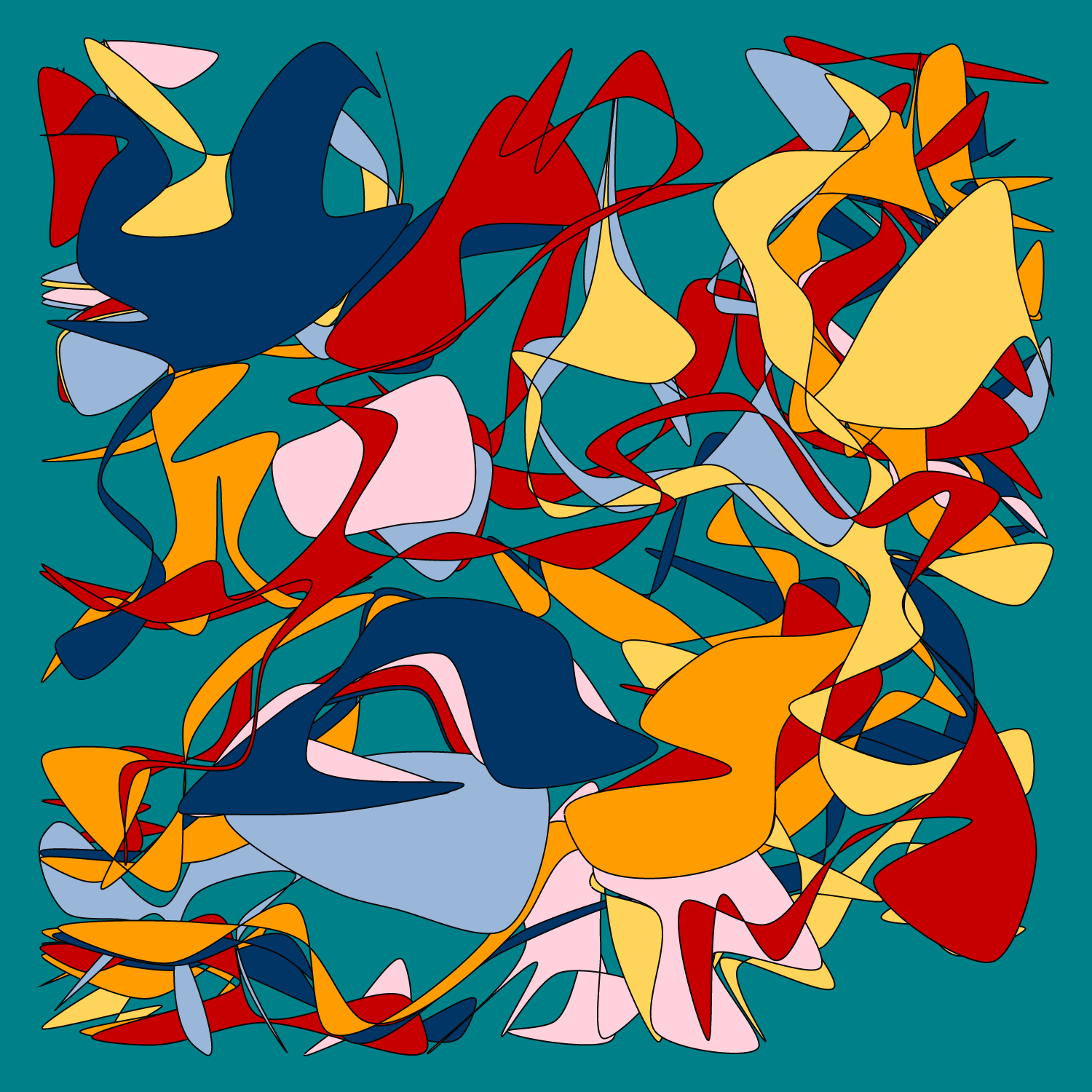 Geometric colorful shapes 2 (Free edition) #151 static token preview