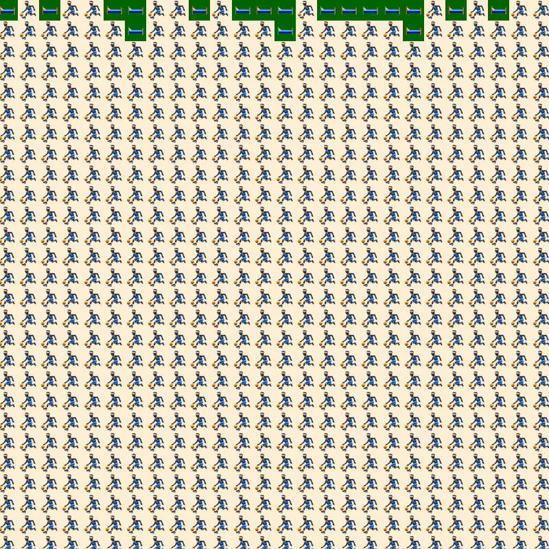 Elementary Cellular Emoji Automata #660 static NFT preview
