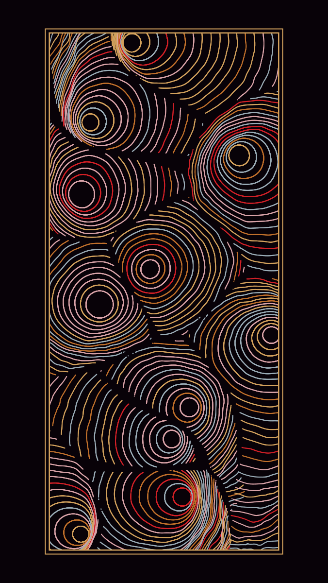 Celestial Rings: Algorithmic Study #76 static NFT preview