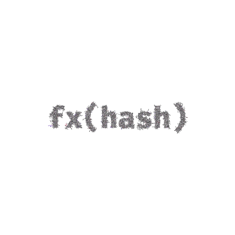 FXHASH Logo with Features #60 static NFT preview