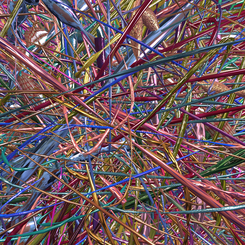 Prismatic Thickets #723 static NFT preview