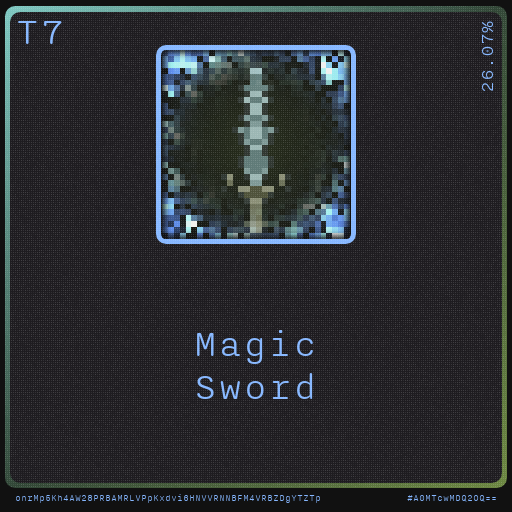 Gear for your quests - Sword #119 static token preview