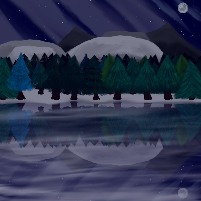 Moony Winter Lake #60 static token preview