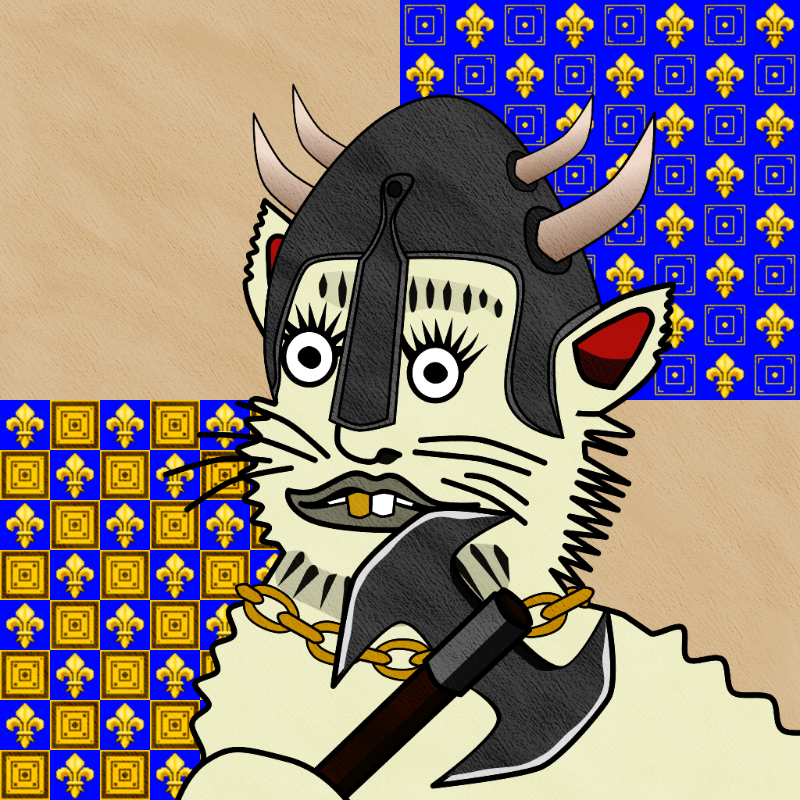 Famous Medieval Cat #57 static NFT preview