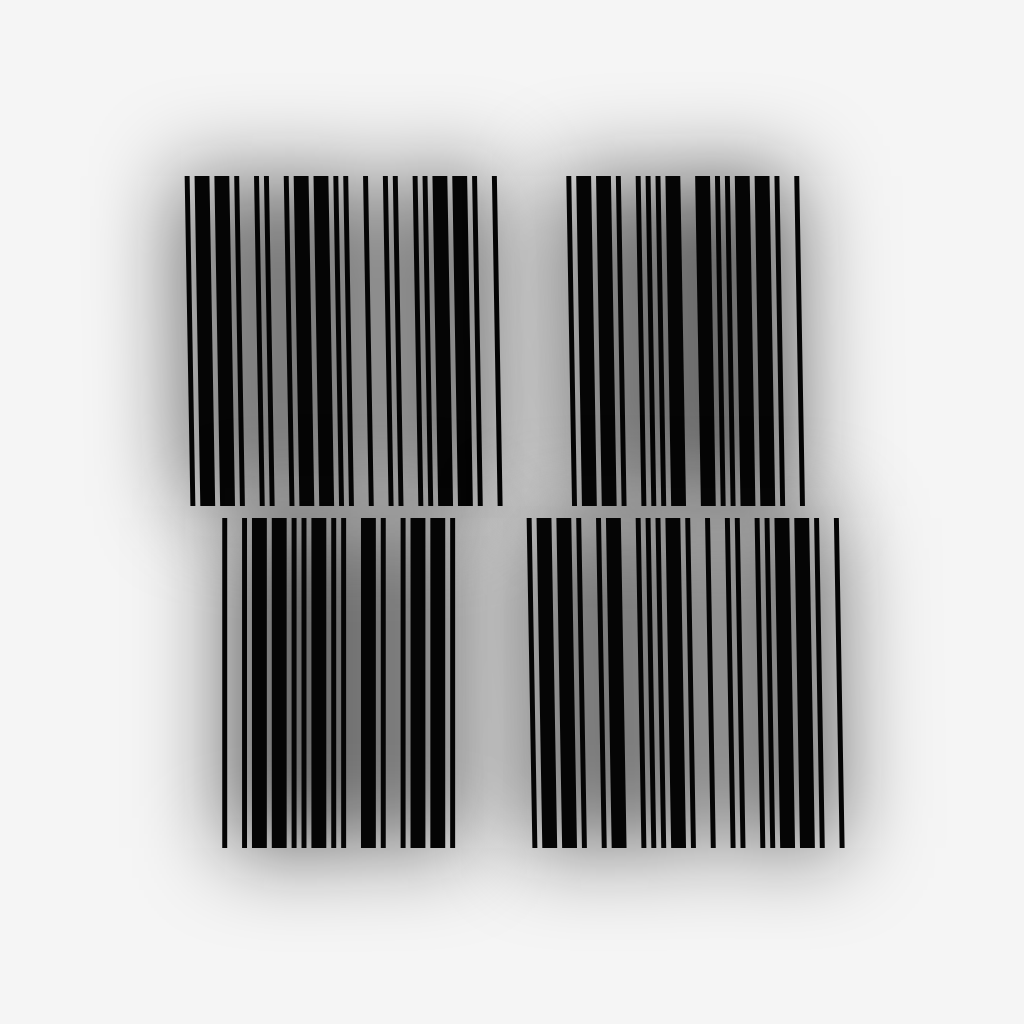 barcode(fxhash) #36 static NFT preview
