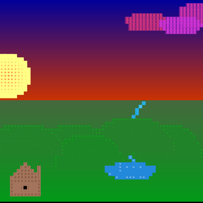 Ascii Timescapes #34 static NFT preview