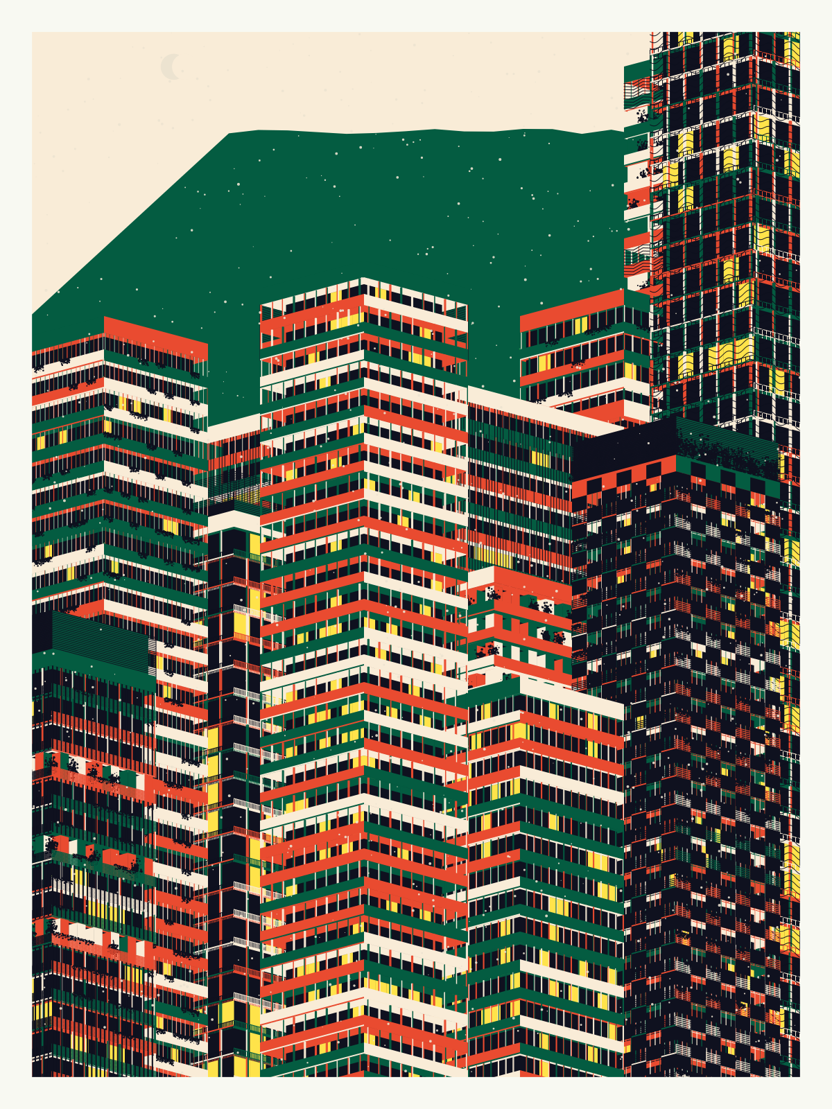 Perpendicular Inhabitation #240 static NFT preview