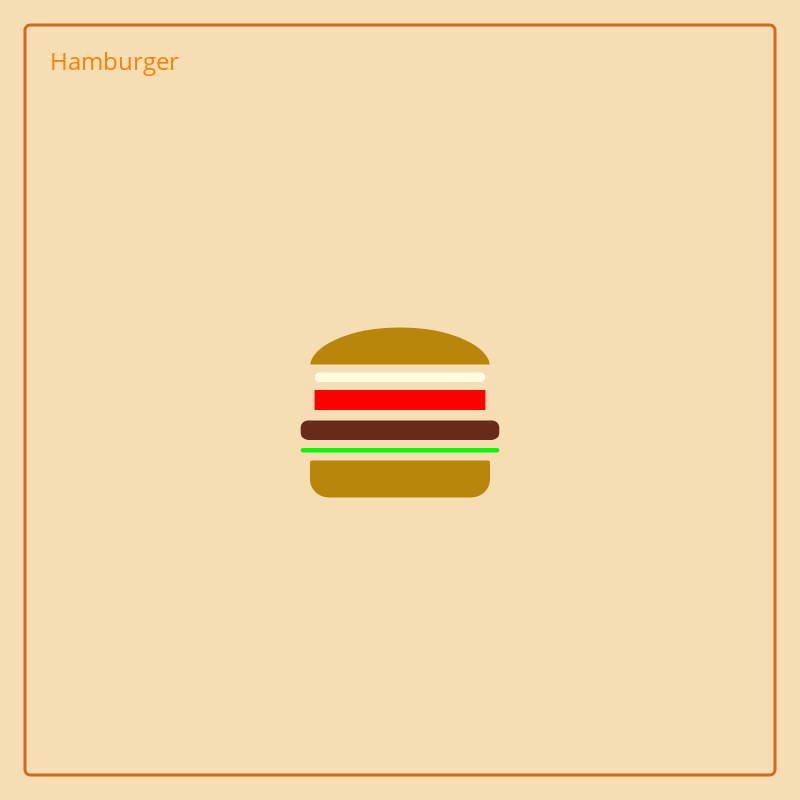 HAMBURGER!! #7 static token preview