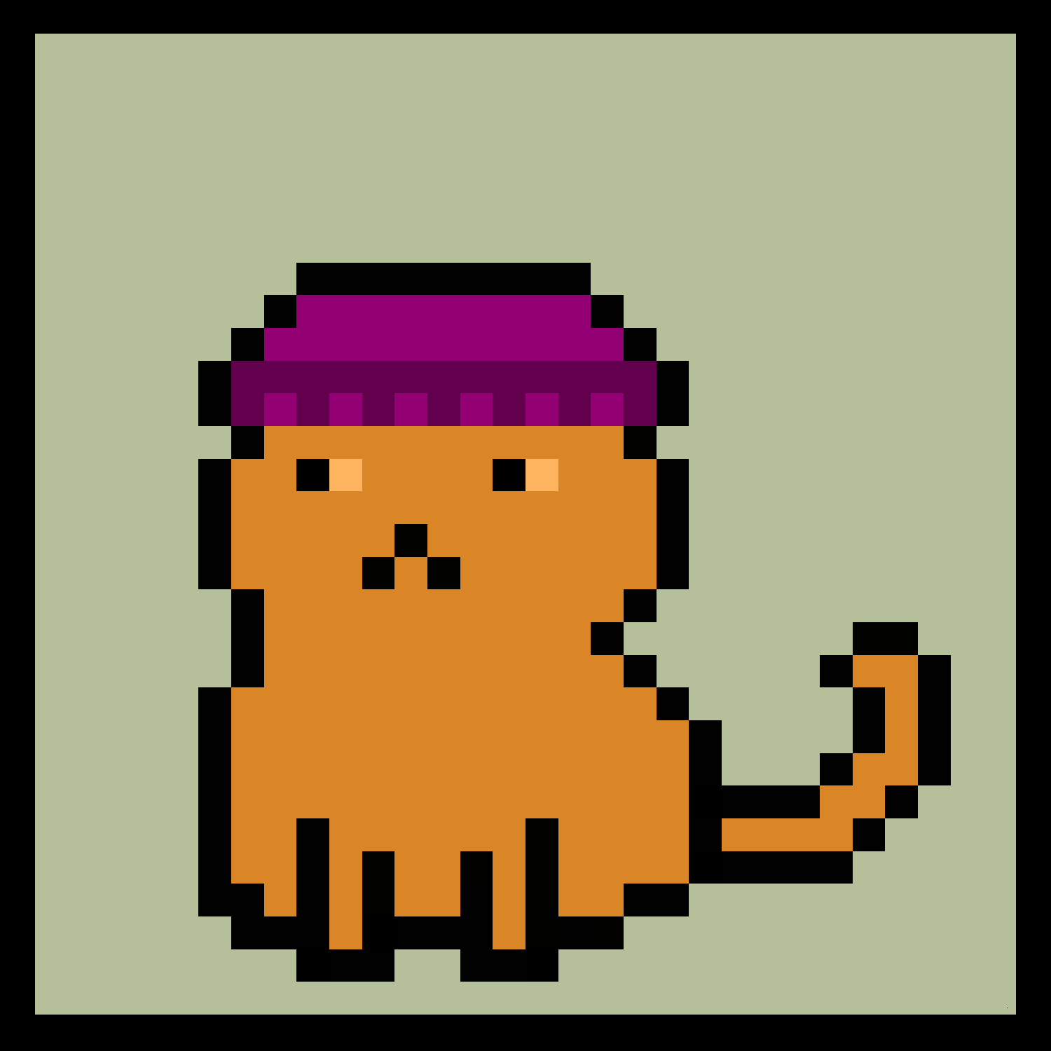 Lazy Kitties #723 static token preview