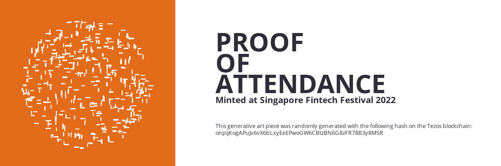 SFF2022 Proof of Attendance Token #1975 static token preview