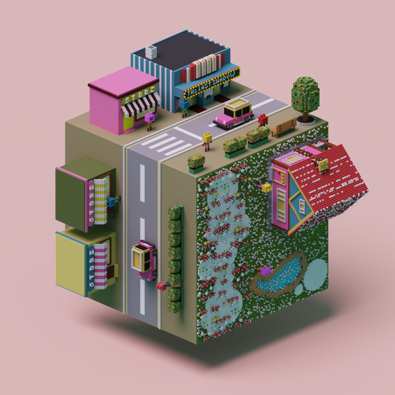Isometreecity #74 static NFT preview