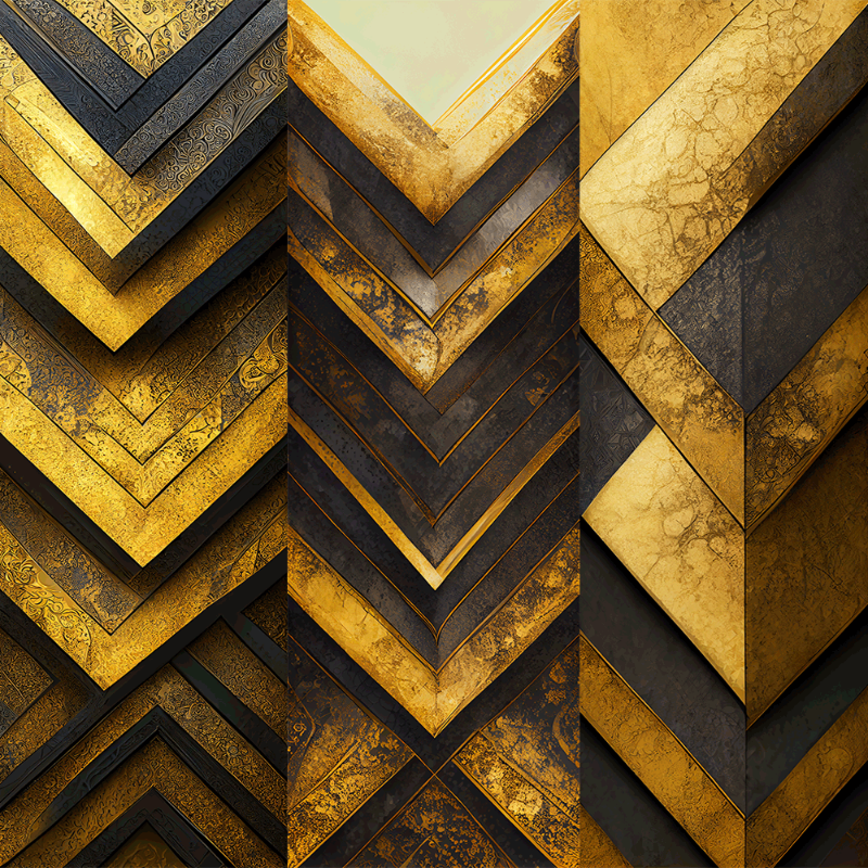 AI Gold #112 static NFT preview