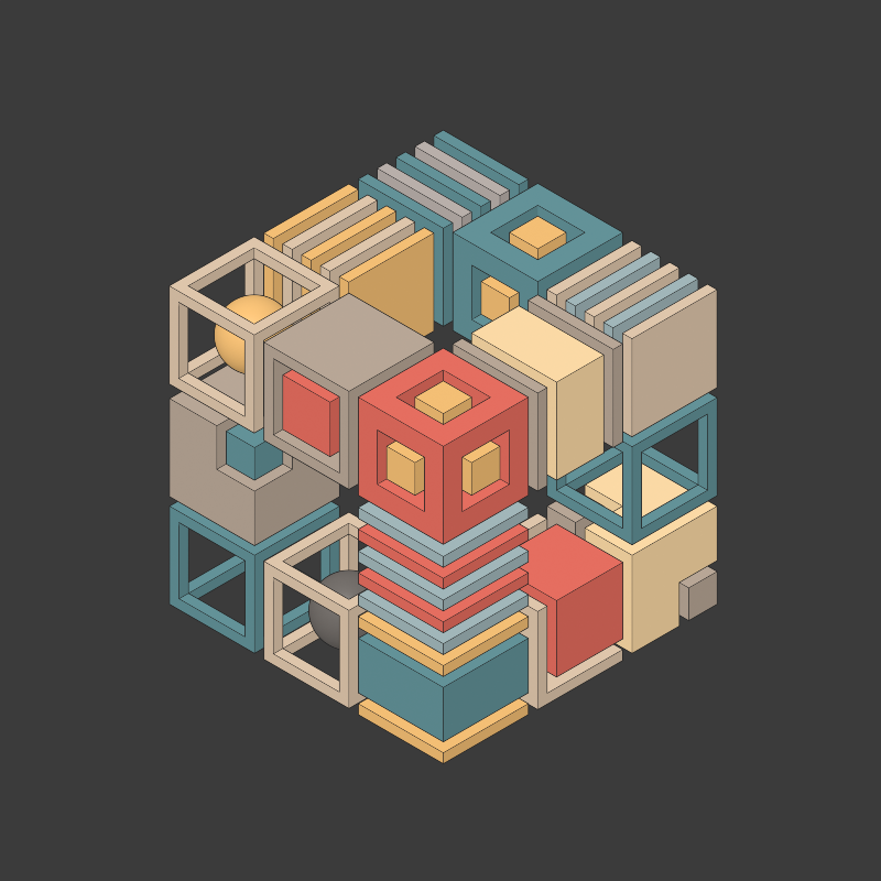 Chroma-Cube #301 static NFT preview