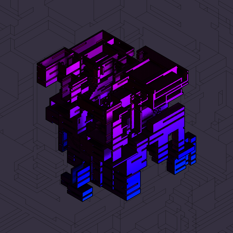 Isofrag generator series I #234 static token preview