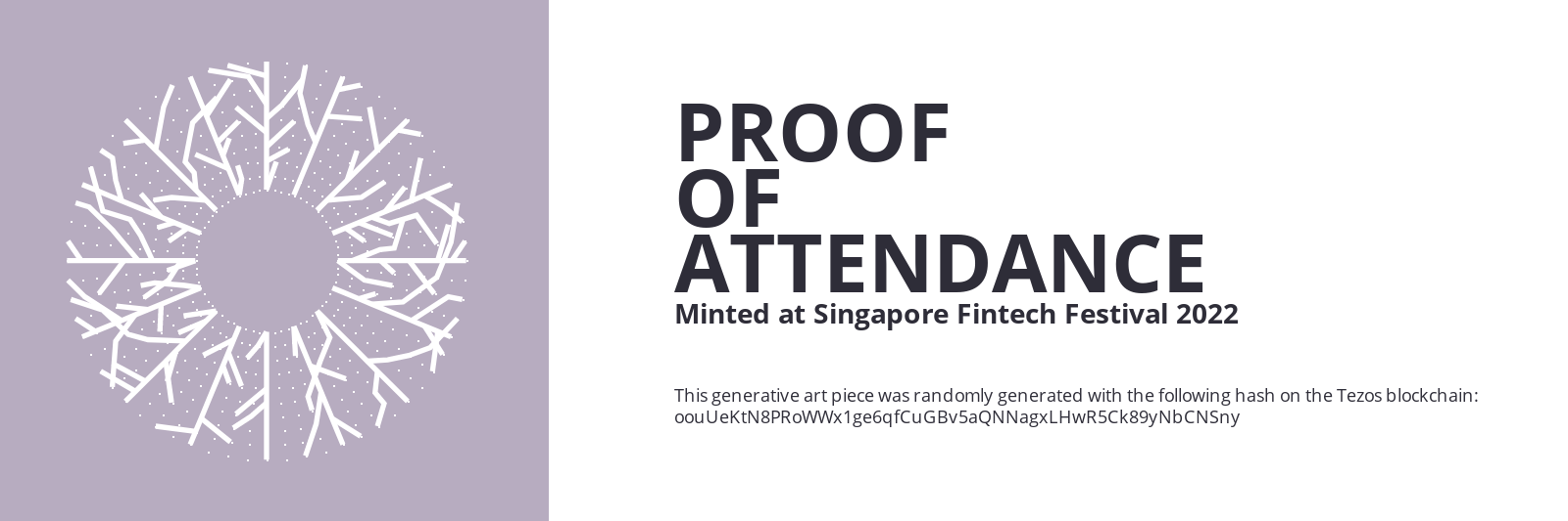 SFF2022 Proof of Attendance Token #1113 static token preview