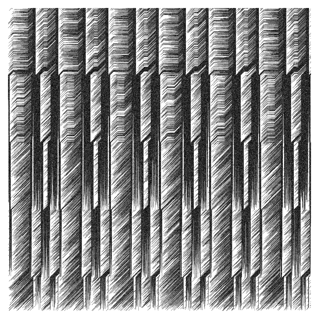 Charcoal Brutalism #175 static NFT preview