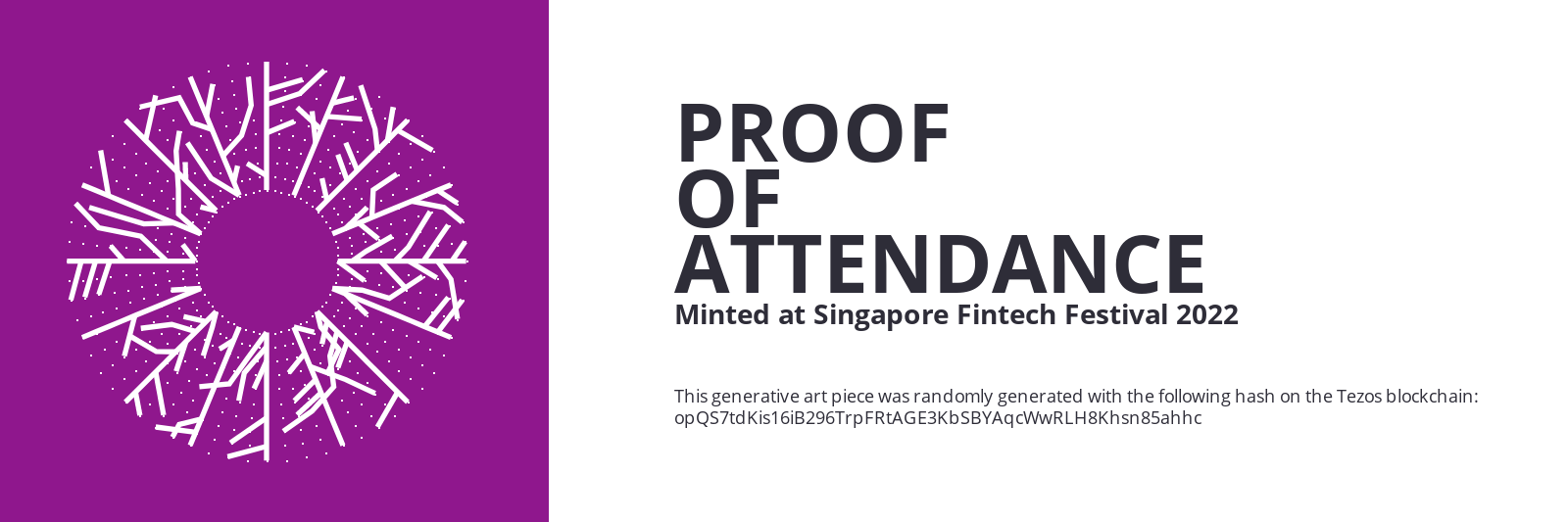 SFF2022 Proof of Attendance Token #1893 static token preview