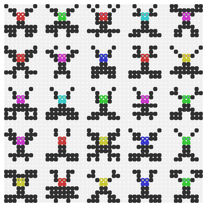 8x8 Pixel Creatures #21 static token preview