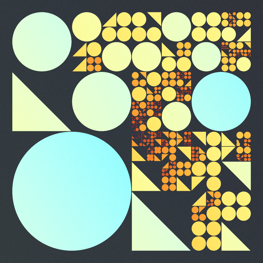 Grid Subdivision I #107 static NFT preview