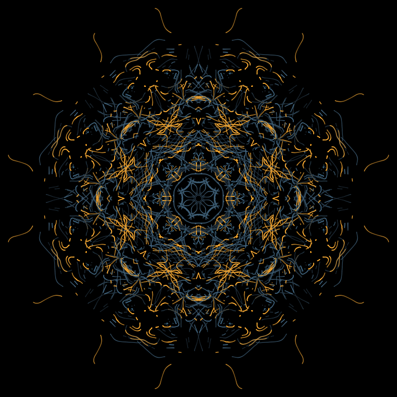 the thread in the pattern #32 static token preview