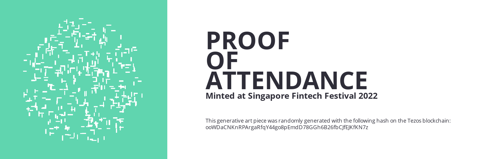 SFF2022 Proof of Attendance Token #1634 static token preview